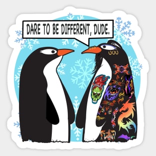 Dare to be Different Sticker